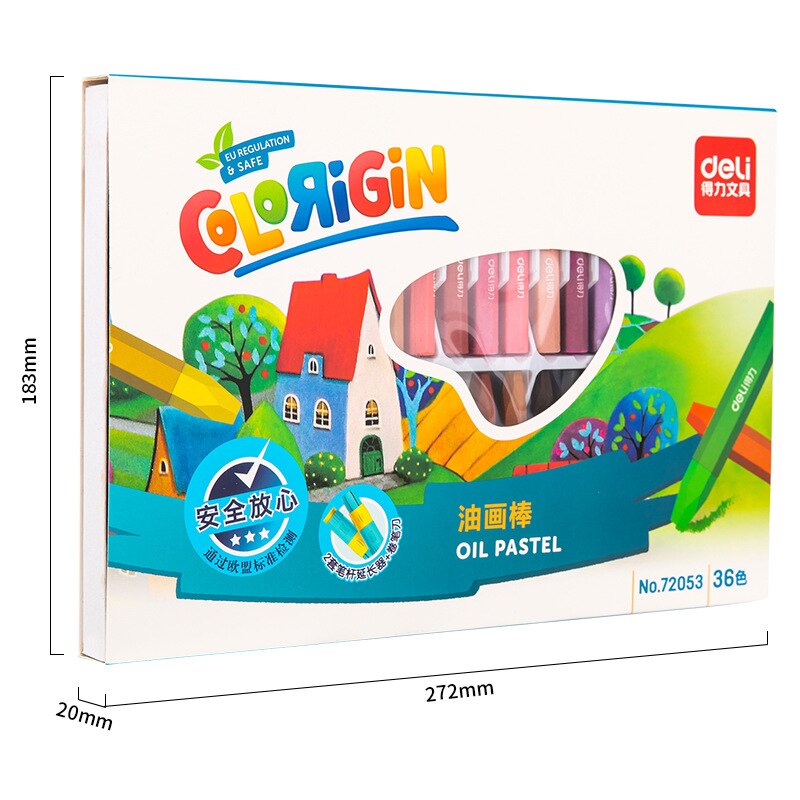 Art painting graffiti oil pastel 12/18/24/36 color children painting oil pastel art crayon painting supplies