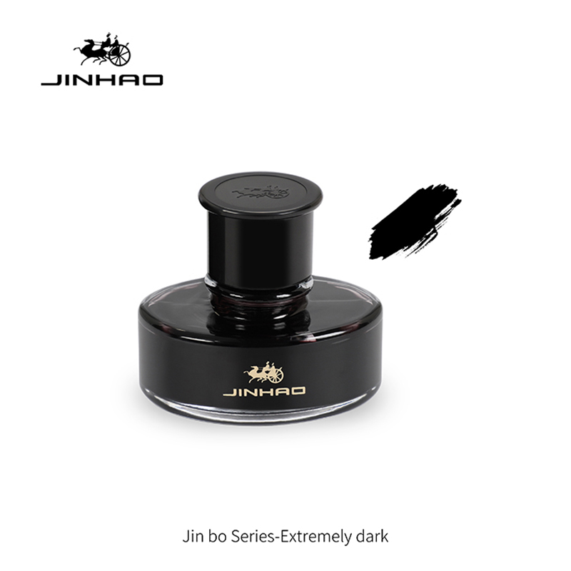 jinhao Bottle Pure Colorful 50ml Fountain Pen Ink for Refilling Inks Stationery School Office Supplies: BLACK