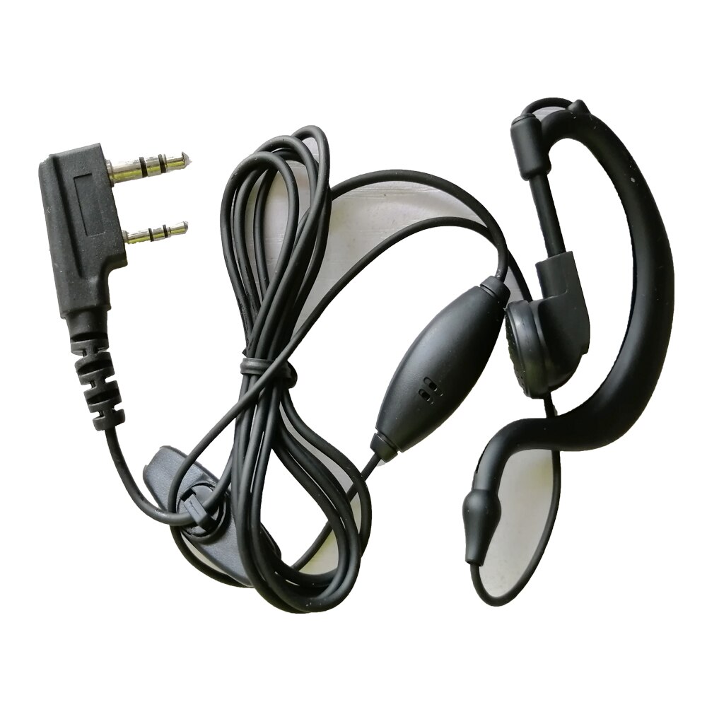 10x G Vorm Oortelefoon Headset Mic Voor Kenwood TK-273 TK-278G TK-308 TK-320 TK-340 TK-349 TK-350 TK-353 TK-360 Radio