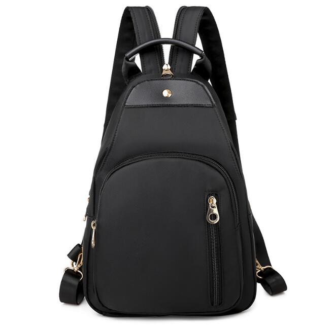 Chuwanglin women Small Backpack Women Oxford Waterproof Mini Backpack Women Backpack Small Backpacks For Girls Teenagers F72408: Black