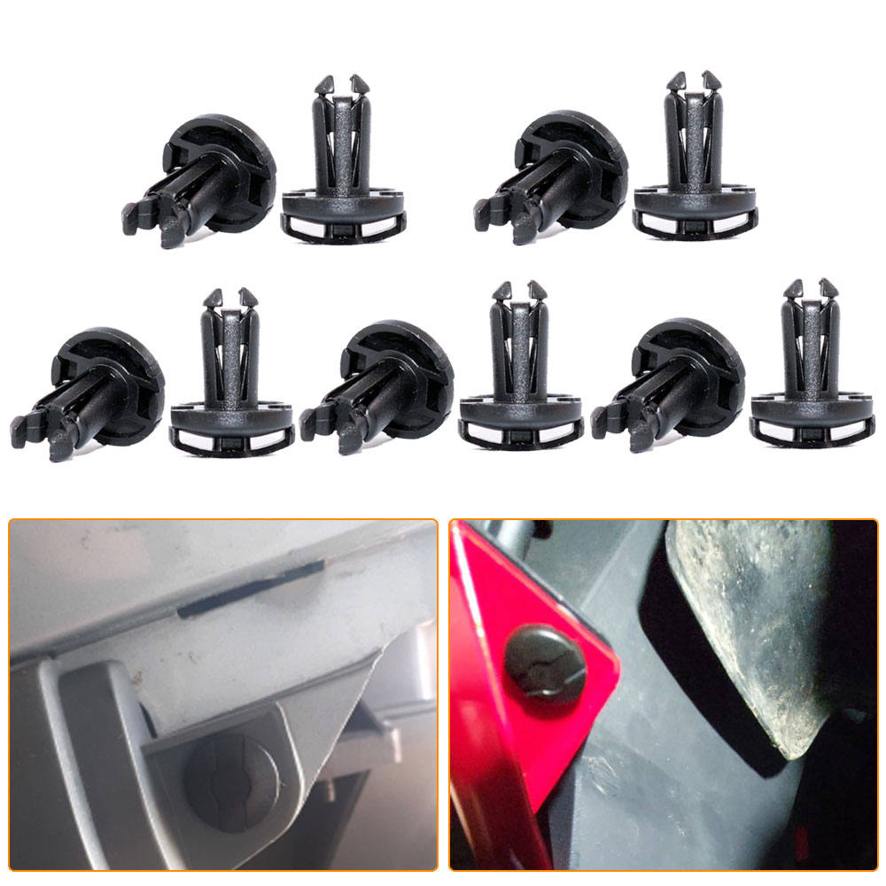 10x Plastic Motorcycle Screw Push Rivets Trim Clip 90683-GAZ-003 for Honda Motorcycle Nc 700k Princess Joy 100 Jiaying 125