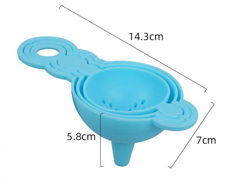 Egg White Separator Kitchen Plastic Oil Funnel Household Multi-function Pouring Wine Separation Funnel