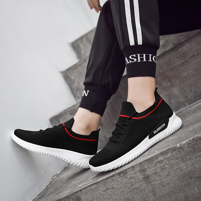 TUINANLE Sneakers Women Flats Shoes Spring Sock Sneakers Women Summer Lace Up Flats Women Plus Size Walking Tenis Feminino