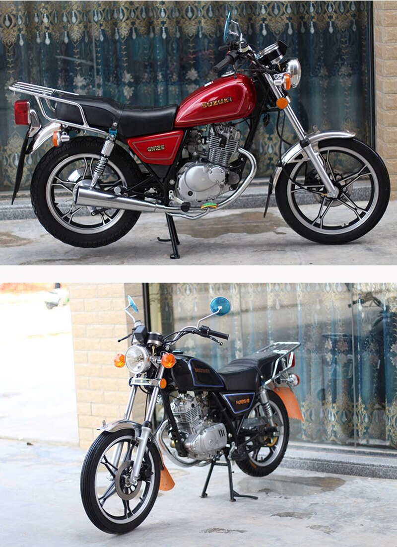 Caja de Herramientas GN125 GS125 para motocicleta, tapa lateral, tapa pequeña, piezas de cubierta de plástico para Suzuki 125cc GN GS 125,