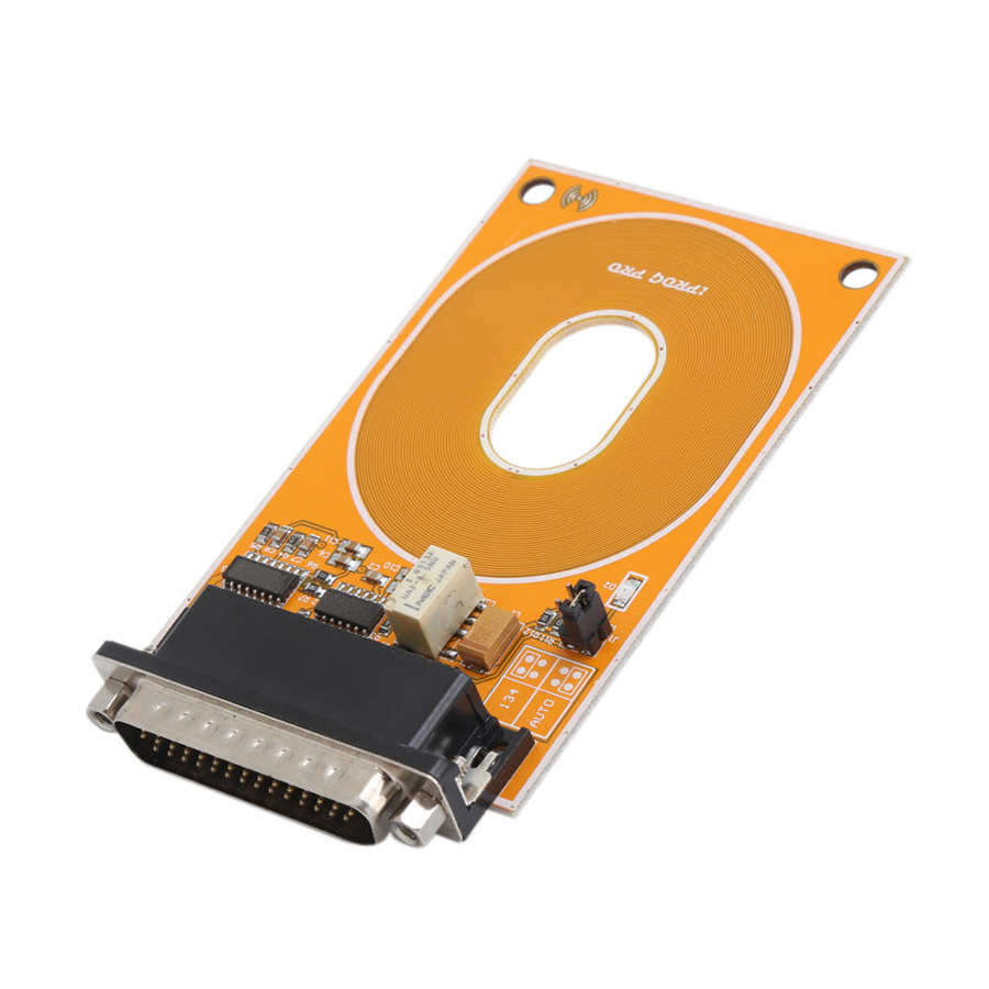 Yellow RFID Adapter Metal Emitter with Read Write Protection Function for IPROG Programmer RFID Emitter