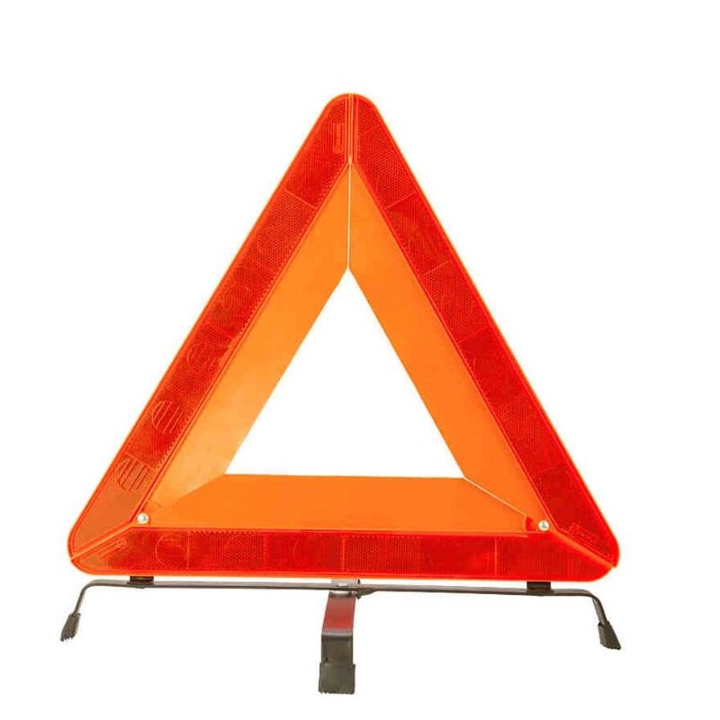 Foldable Warning Triangle Safety Emergency Reflective Stop Hazard Red Sign Road Traffic Vehicle Triangle Tripod