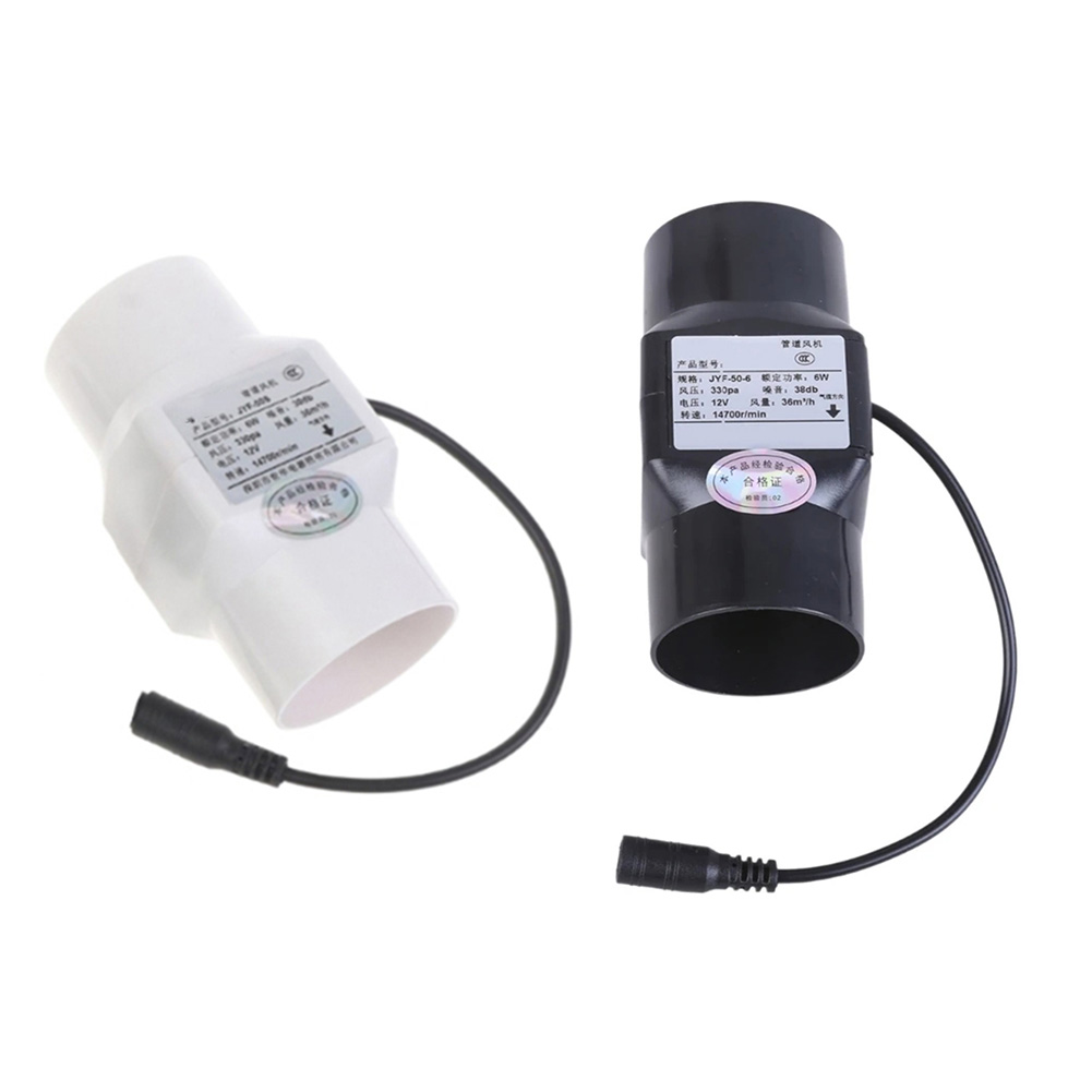 Nowy Wentylator Kanałowy Mocny Wsuwany Wentylator Wyciągowy 12V 6W Dmuchawa Kanałowa 50mm Wentylator Wyciągowy Powietrza robić Wnętrz robić Warsztatu Piwnicy Namiotu Wentylacja