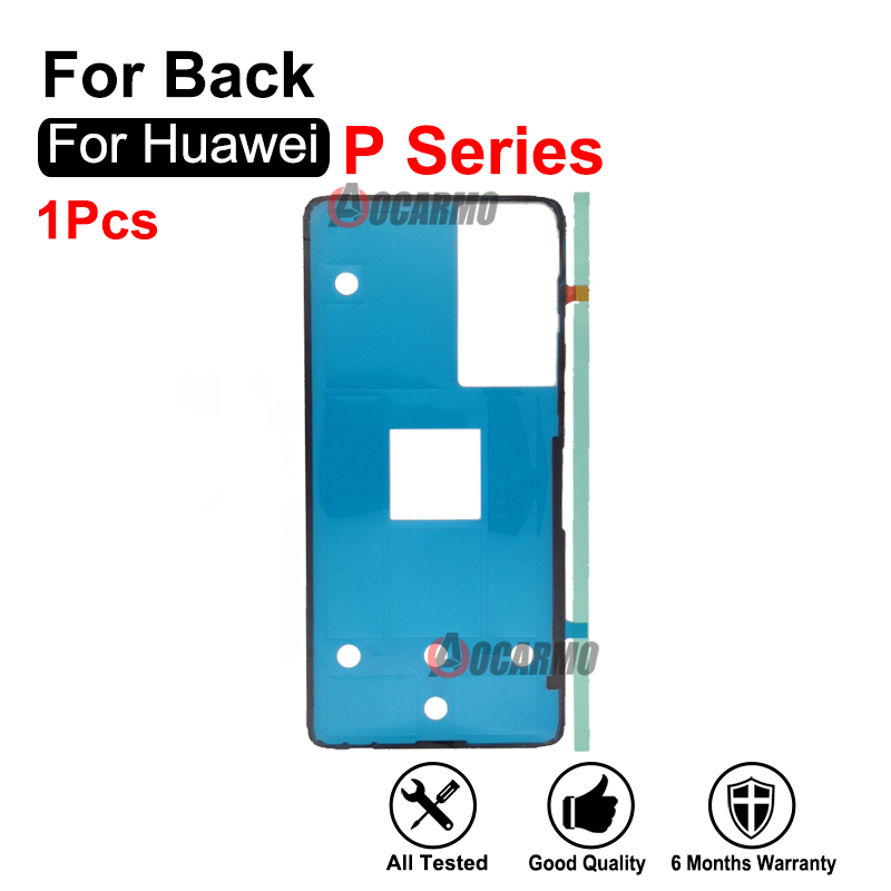 Achterdeur Sticker Voor Huawei P10 P20 P30 P40 Lite 5G P40Pro + P50 Pro P60 Back Cover Plakband lijm P30Pro P40Pro Vervanging