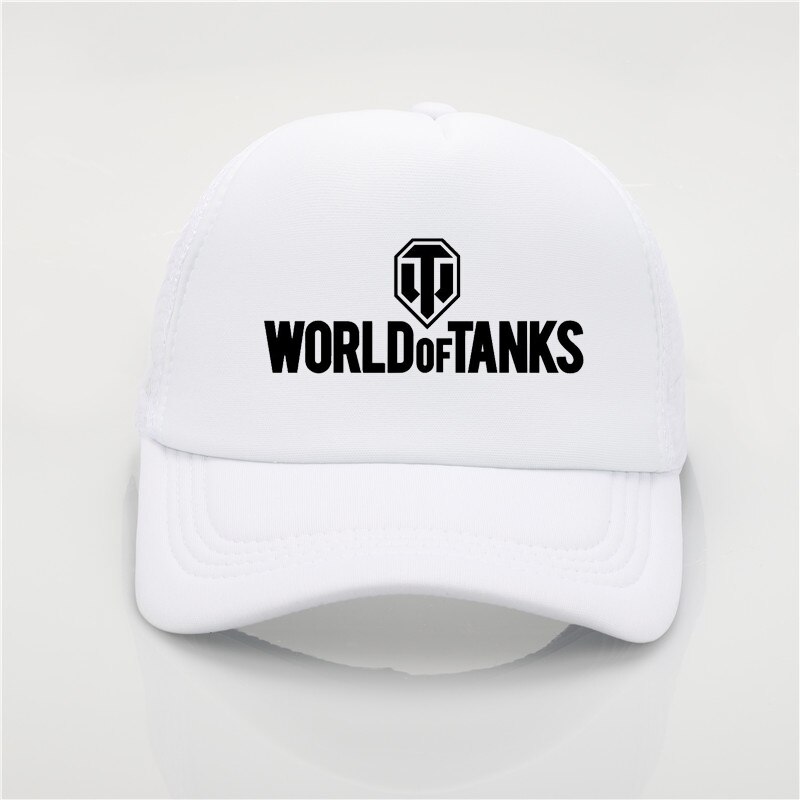 Games World Of Tanks-gorra de béisbol para hombres y sombreros de verano de mujer, sombrero para el sol, gorra de béisbol para niños: Plata