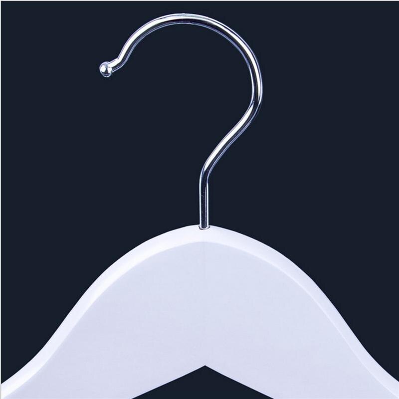 Witte Jas Hanger Massief Hout Hangers Trui Hangers Extra Brede Schouder Houten Hangers Voor Zware Jas Rok