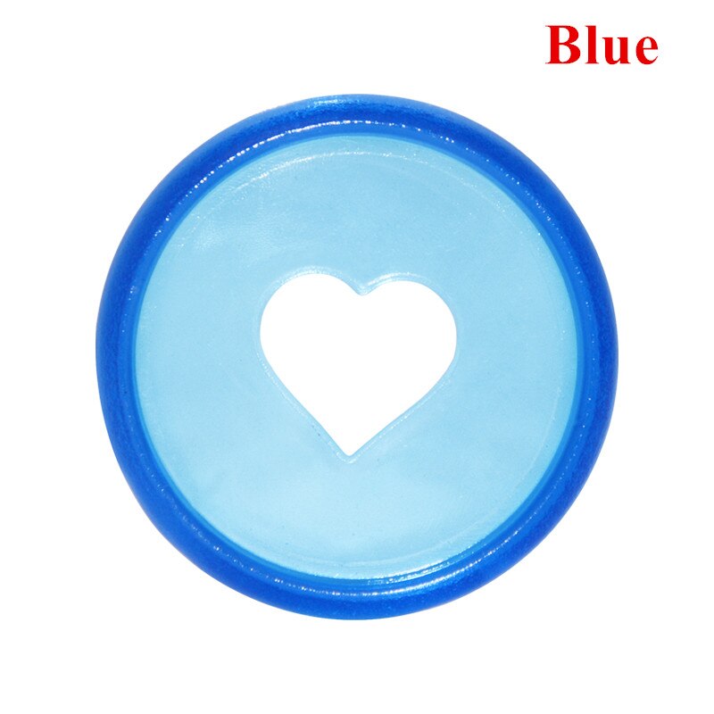 Carpeta de disco de corazón de Color caramelo, 50 piezas y 28mm, para cuadernos de discos/planificador, discos de disco, anillos de encuadernación de hojas sueltas, LF19-308: Blue-50 Pcs
