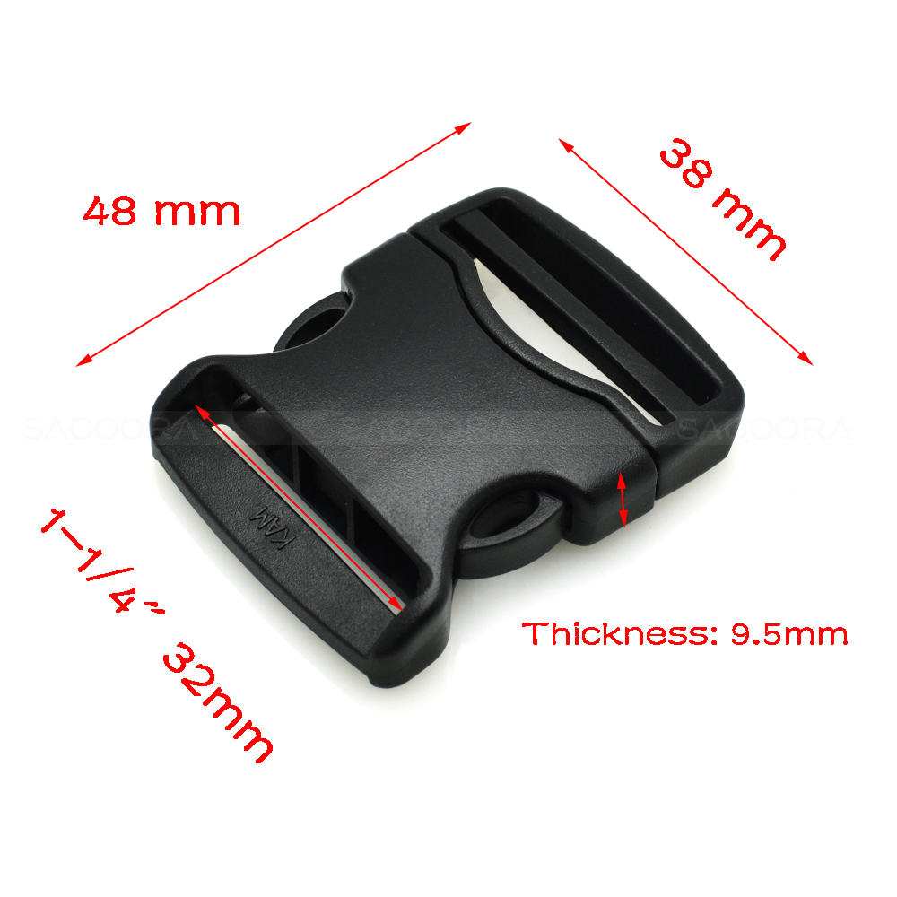 20mm 25mm 32mm 38mm 50mm Gurtband Lösen Schnalle für Outdoor Sport Taschen Studenten Taschen Gepäck reise schnalle zubehör: 1pcs / WebbingSize32mm