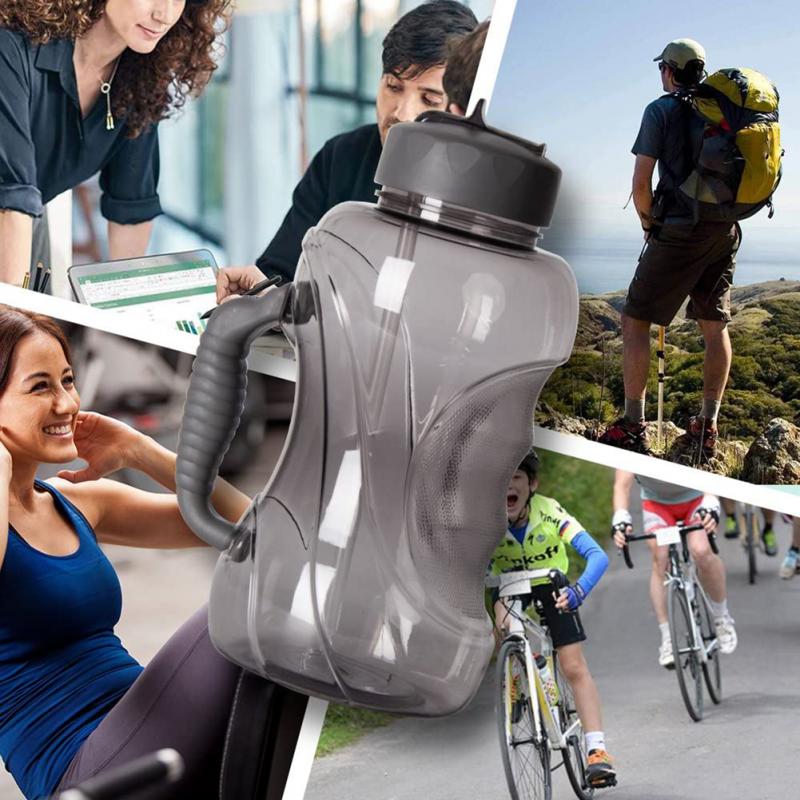 Sport Fles 1.5-Liter Grote Capaciteit Bidon Lekvrije Water Fles Geschikt Voor Outdoor Sport Wandelen gym Oefening