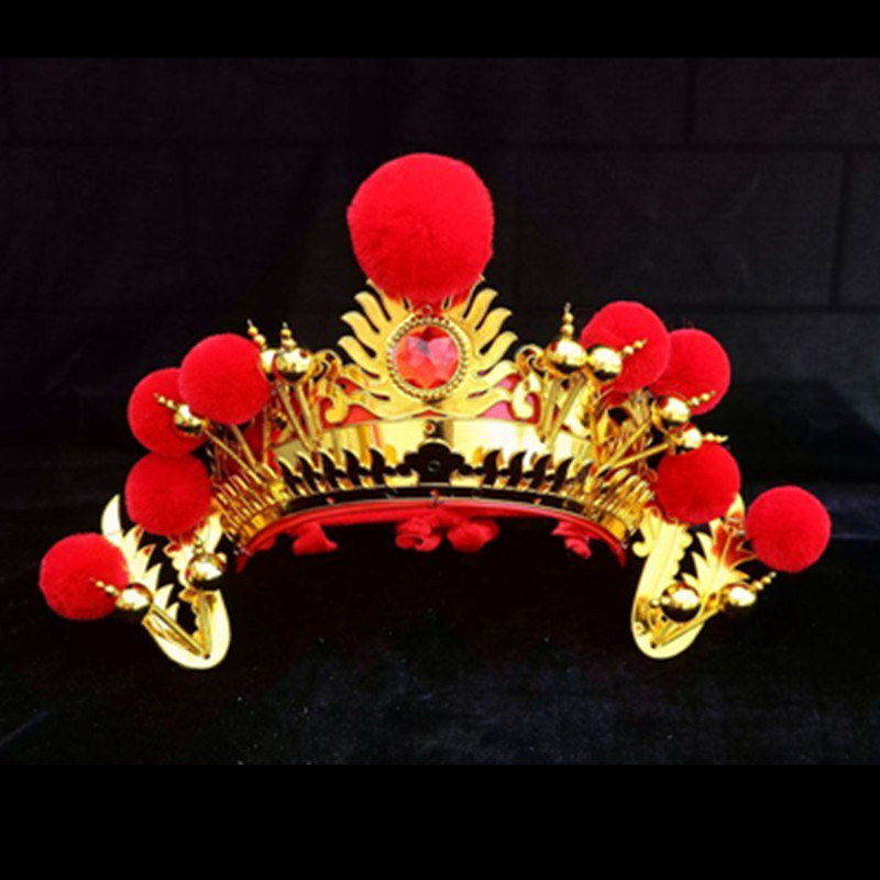 Cappelli da sposo da sposa Vintage ▾ per adulti cappelli da musica lirica di pechino cappelli da ballo tradizionali cinesi copricapo Festival puntello