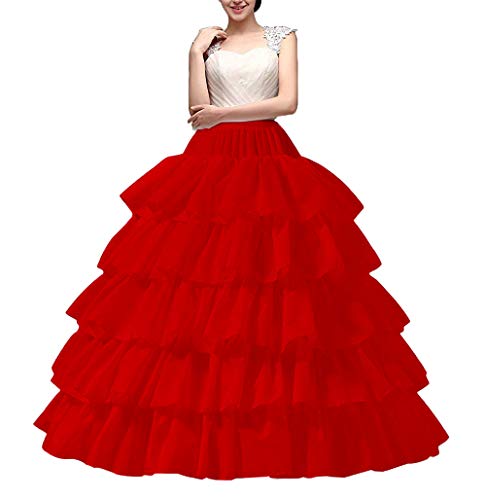 open lace back dress SELENE / A Line Red Wedding Dress with Beaded Sparkling Bodice main image 1