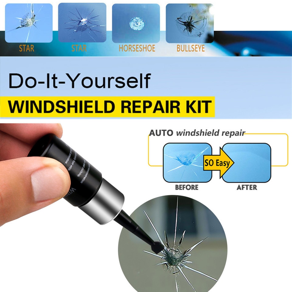 Bricolage pare-brise réparation résine Kits voiture fenêtre réparation outil verre rayure fissure restaurer fenêtre voiture verre kit de réparation
