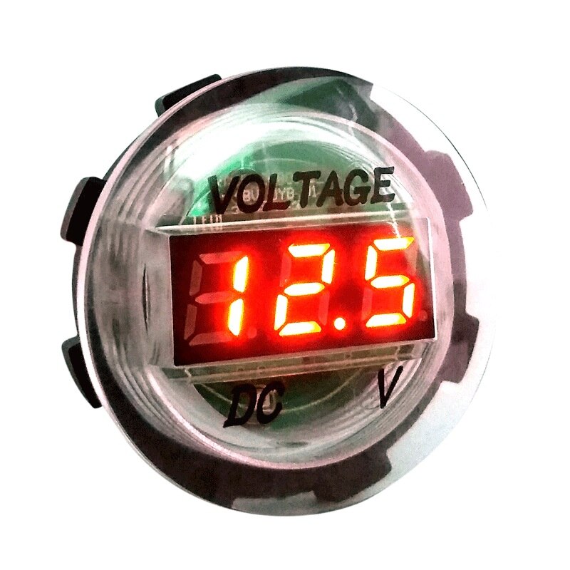 Rode Led Volt Universele Auto Batterij Motorfiets Dc 12V 24V Rod... – Grandado