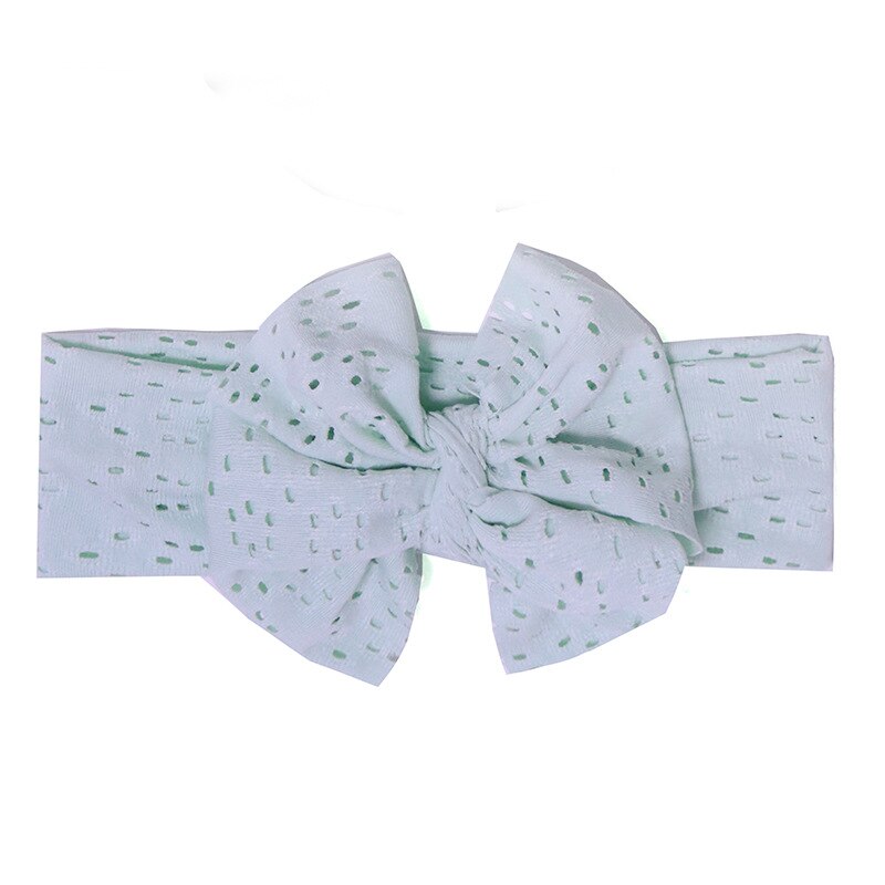 Baby Hoofdband Bows Haarband Voor Meisjes Hollow Headwrap Brede Tulband Kinderen Effen Kleur Haaraccessoires Infant Mooie Hoofdbanden: 7