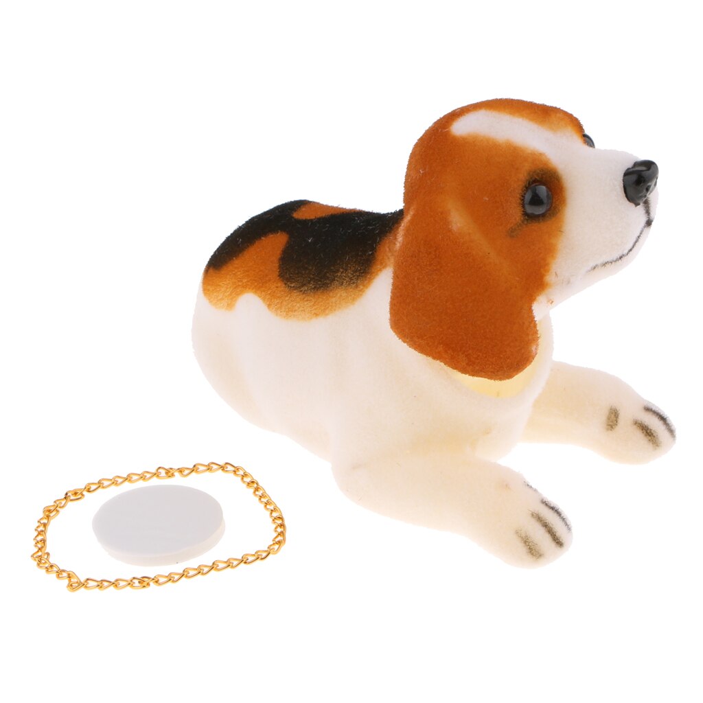 Adorable Bobbing Head Beagle Dog Car Accessories Dashboard Home Office Lovely Relaxing Toy