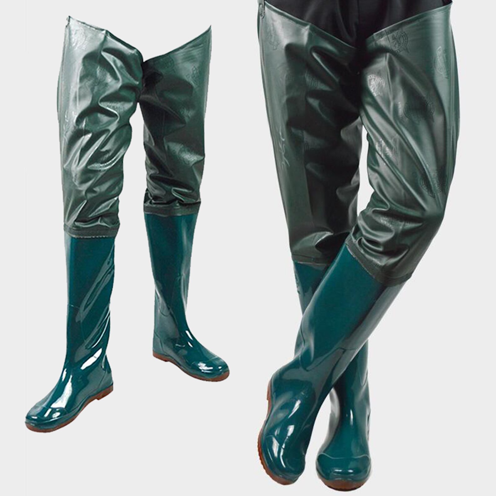 Botas impermeables para pescar, pescar, jardinería, agricultura, pantalones para vadear