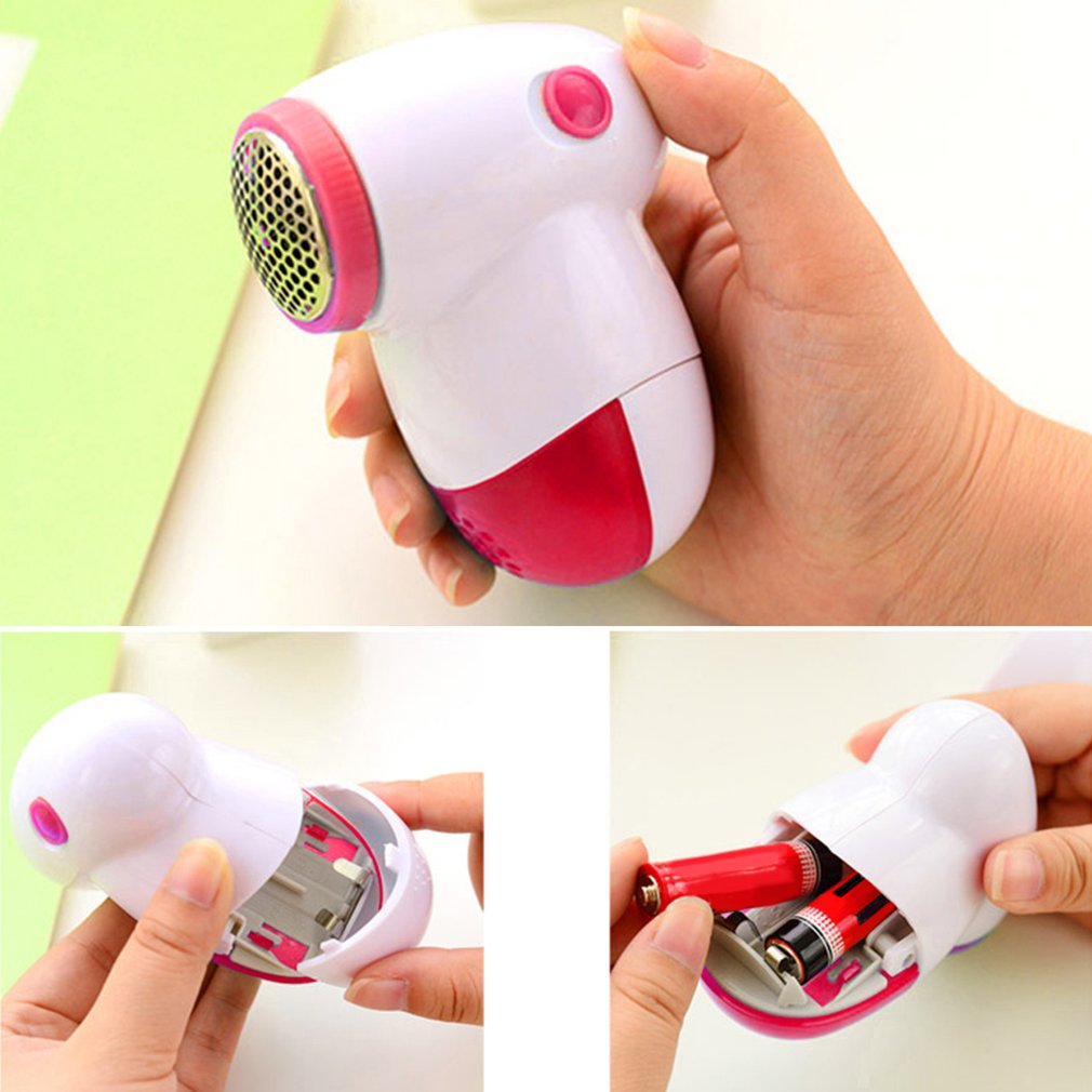 Portable Clothing Pill Lint Remover Sweater Substances Shaver Machine Power By Two Batteries Fabric Shaver Trimmer