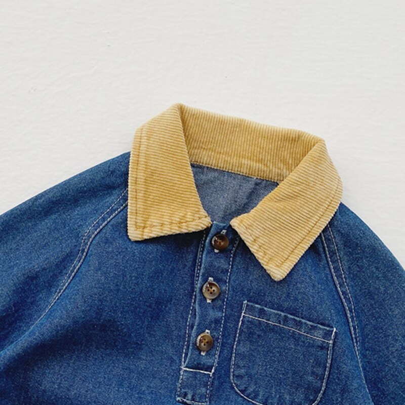 MILANCEL-ropa de primavera para bebé, monos para niño pequeño, Mono vaquero infantil, para niño pequeño de una pieza,