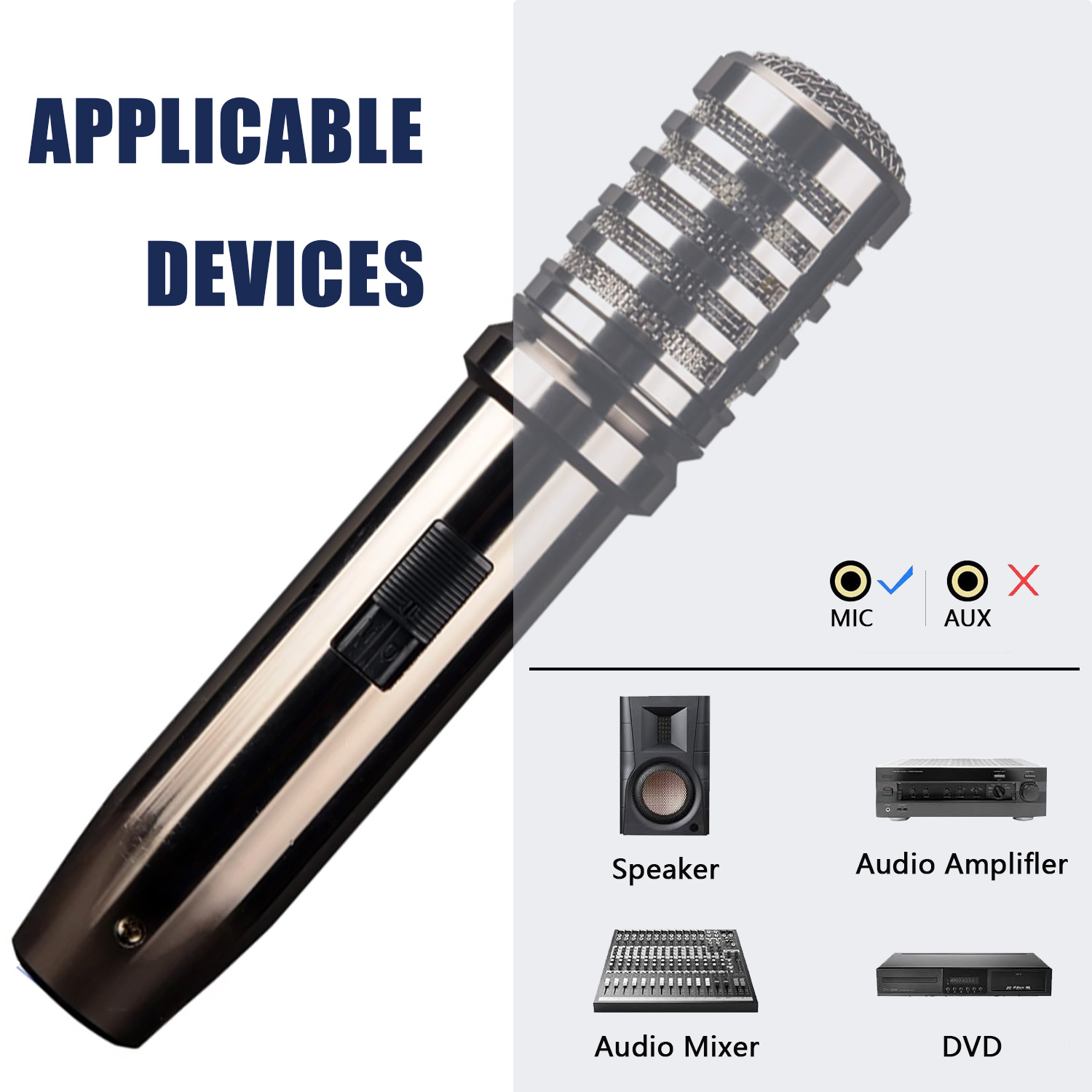 Professionele multifunctionele dynamische microfoon Handheld bedrade karaoke Studio zangmicrofoon KTV Show Live podiummicrofoon