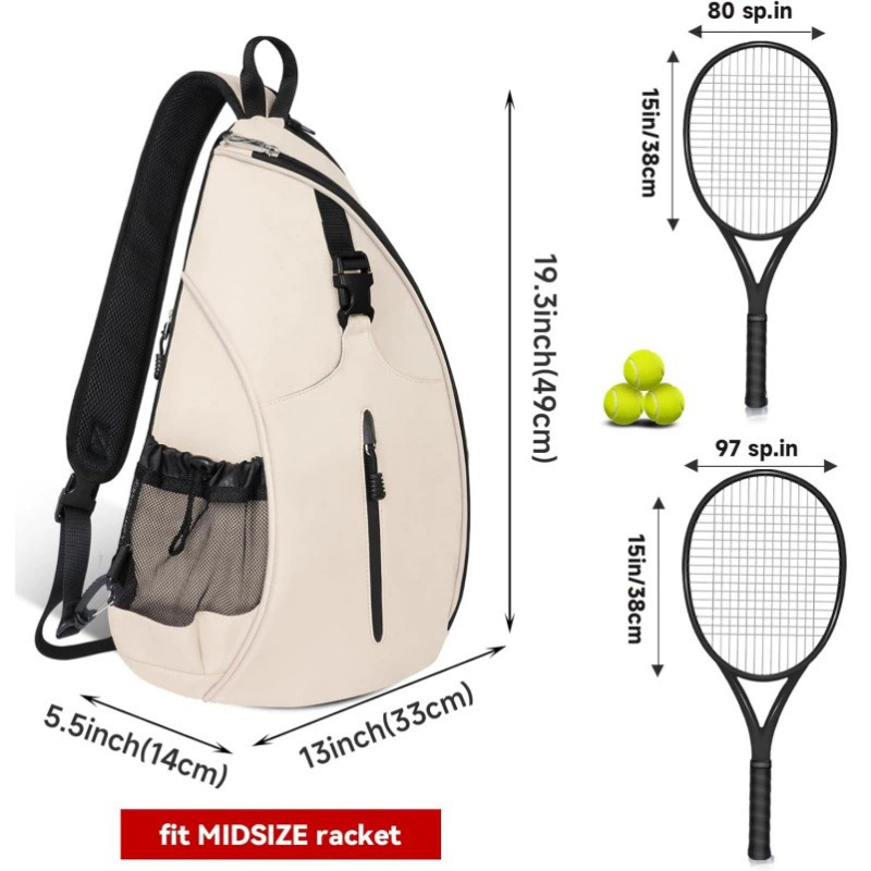 Badminton-Trainingstaschen, Tennis-Rucksack, großes FassungsvermöGen, Schläger, Aufbewahrungspackung, pikieren Ball, Sport-Umhängetasche mit Flaschentasche