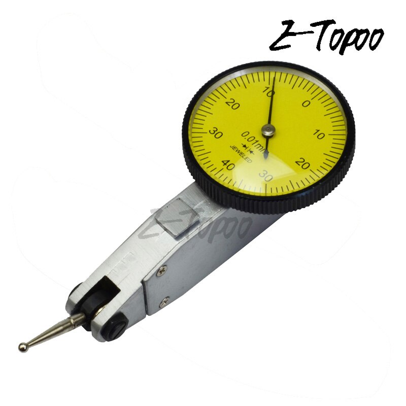 Vesitiivis mittakello 0-0.8mm tarkkuus testivipu ilmaisinkello mittari asteikko mittari tarkkuus osoitin keskihaku mikrometri