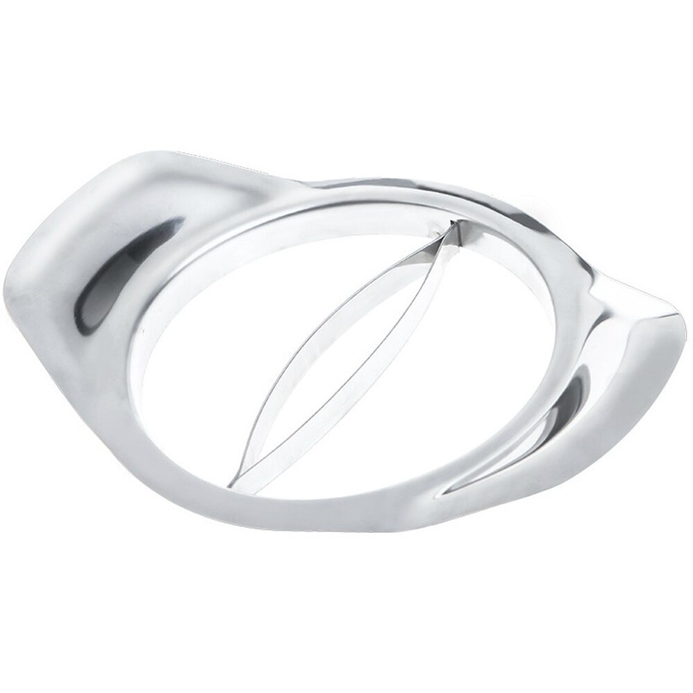 Coupe-mangue en acier inoxydable coupe | Coupe-mangue coupe créative séparateur de mangue fruits Gadget de cuisine, accessoires articles de cuisine 1 pièce: Argent