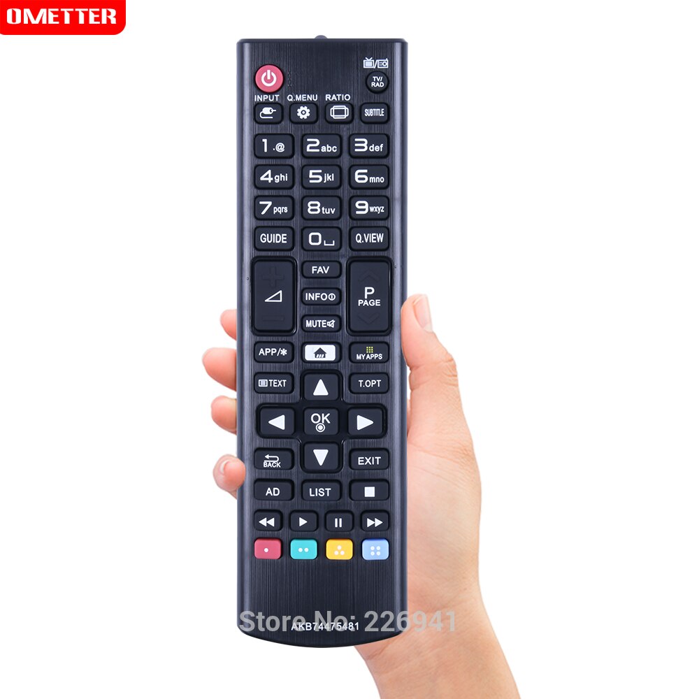 Mando a distancia para LG led lcd smart TV AKB74475481 para 32LF592U/43LF590V/43UF6407/43UF640V/49UF6407