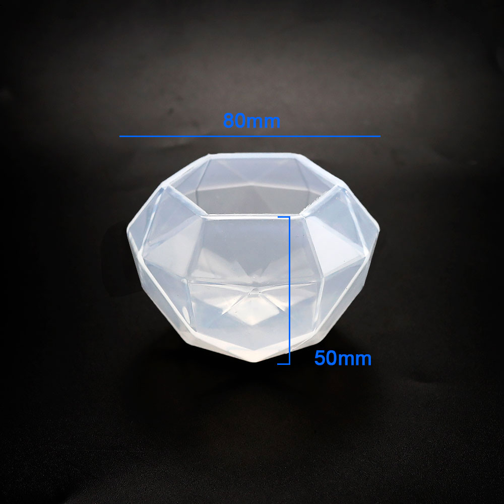 Moules en Silicone diamant pour bricolage amusant, bijoux, colliers, pendentifs, goutte de cristal, colle, résine, artisanat fait à la main, ornement de bureau: vert militaire