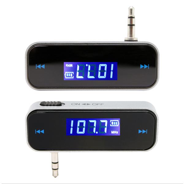Kebidu-Kit de reproductor MP3 de Radio para coche, transmisor FM inalámbrico con pantalla LCD de 3,5mm, manos libres, Cable Micro USB para teléfonos inteligentes