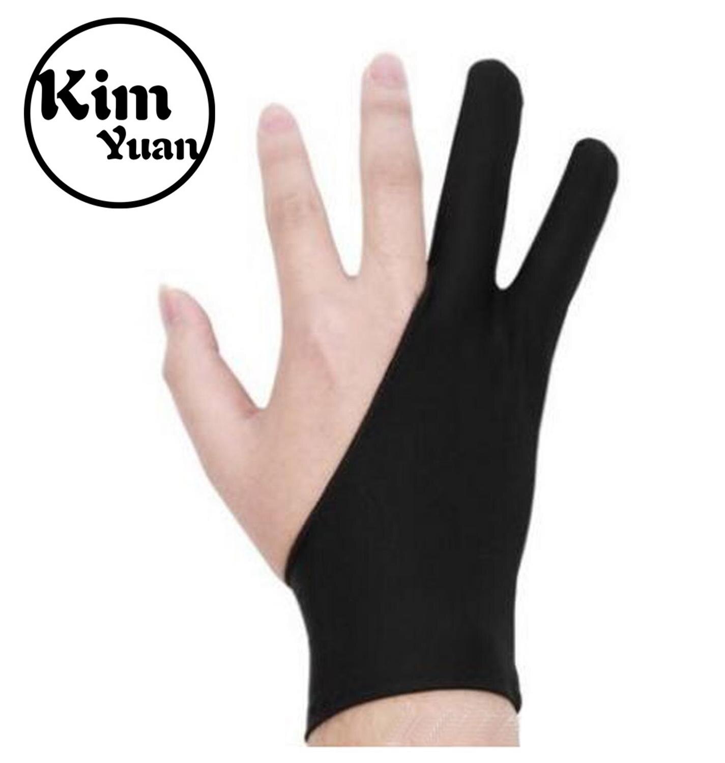 KIM YUAN Anti-missing handschoenen Professionele twee-vinger handschoenen Handschoenen touch anti-missing platte anti-zweet schilderen
