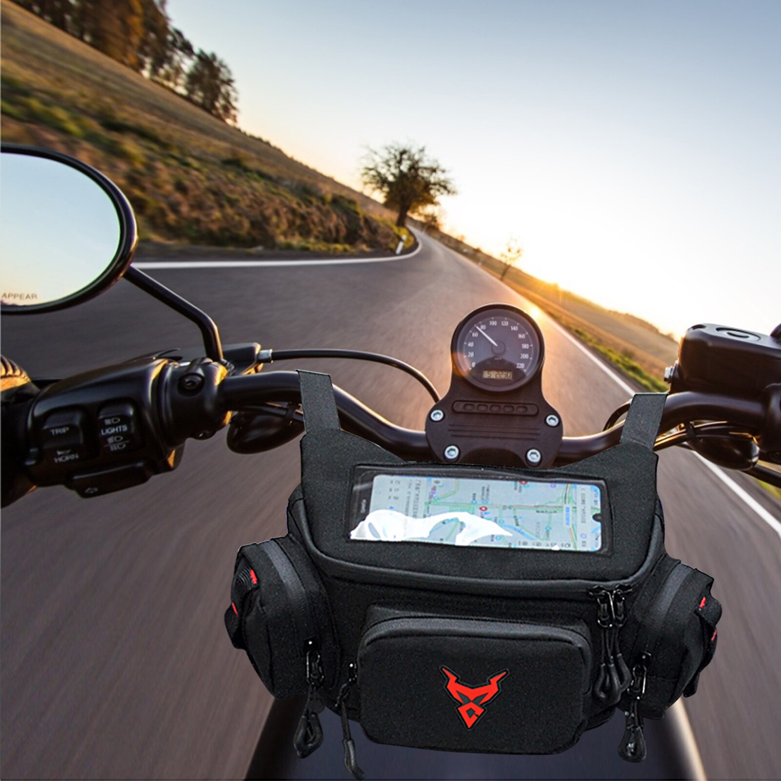 Touch Screen Motorcycle Bag Waterproof Motorcycle Navigation Bag