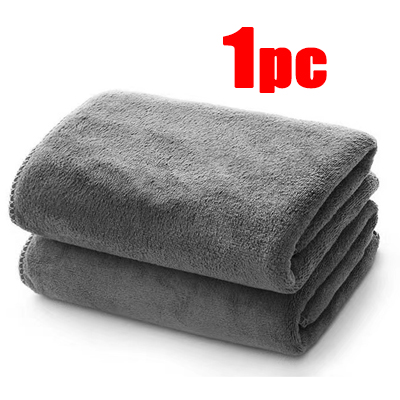160x60cm Car Wash Towel 400GSM Microfiber High Water Absorption Cleaning Towels Thickened Soft Car Washing Drying Cloth: Brown