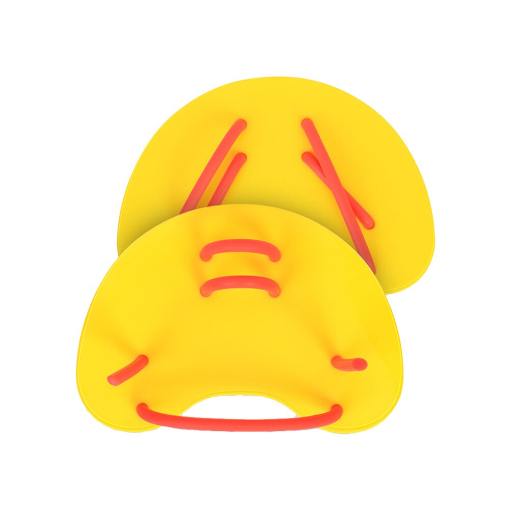 Swim Webbed Swim Webbed Paddling Palm Swimming Training Equipment Free Size (Yellow): Yellow