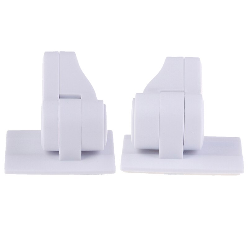 1pc barnesikker plastsikkerhetsvindu dørfeste lås sikkerhetsspakhåndtak sveipelås 7.2*3.4*5cm