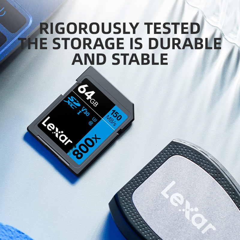 Karta SD Lexar 32GB 128GB 64GB 256GB Karta Pamięci Klasy 10 3D 4K V30 Video High Speed UHS-I 150MB/s Karta do Aparatu