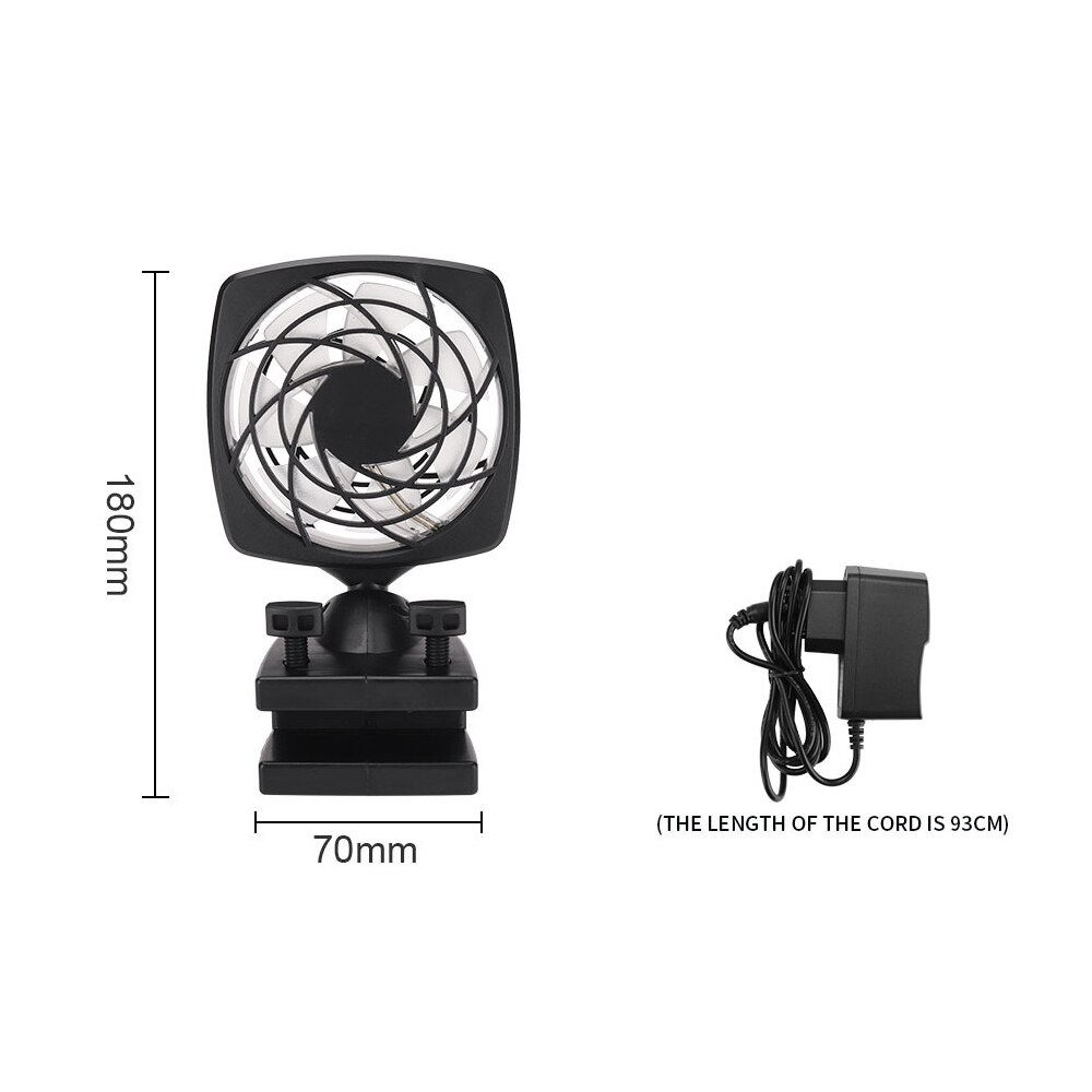 Aquarium Fan Fish Tank Chiller Cooling Fan System for Salt Fresh Water Aquarium Temperature Control Cooling Aquarium Accessories