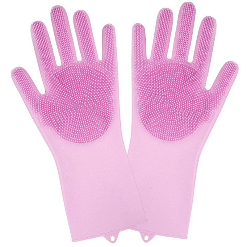 Gants magiques de nettoyage en Silicone, 2 pièces, gants de nettoyage multifonctions, pour la cuisine, la voiture, la vaisselle, l'éponge,: 3