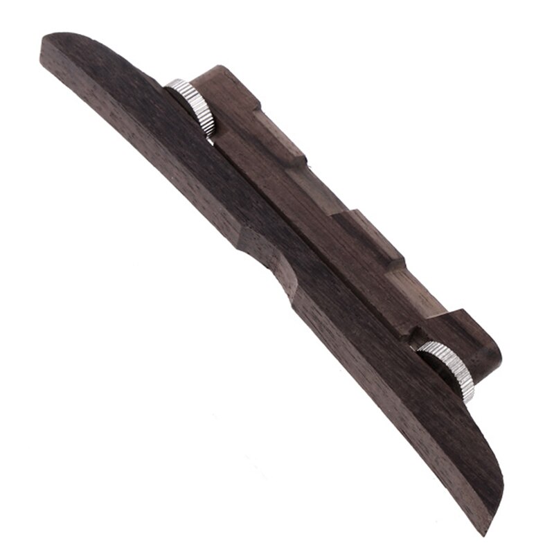 Puente de guitarra mandolina de palisandro ajustable de HLBY para instrumentos musicales mandolina