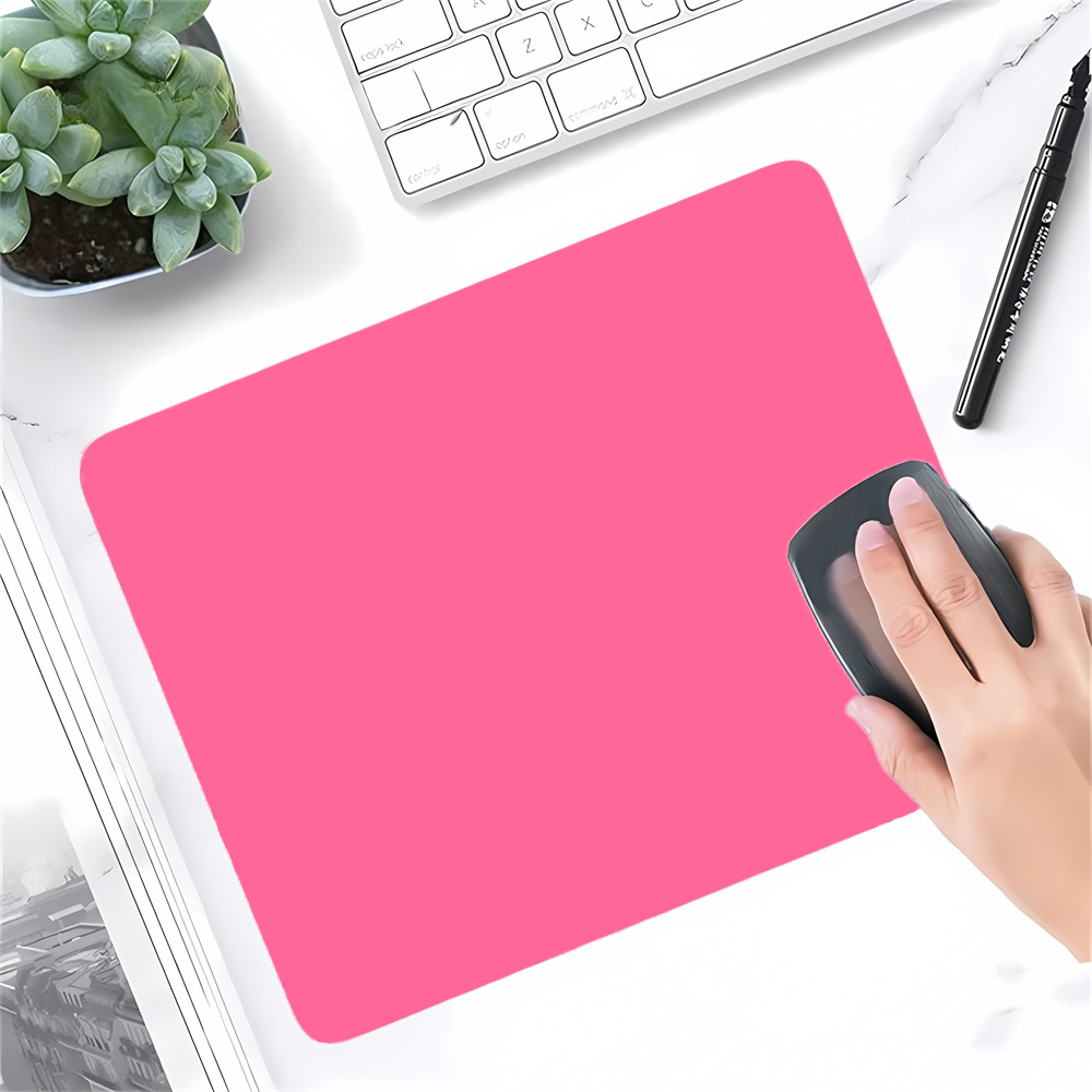 Mouse Pad Gaming Esports Mouse Pad Universal Desktop And Laptop Computer Simple And Pure Black Office Rubber Small Anti Slip Pad