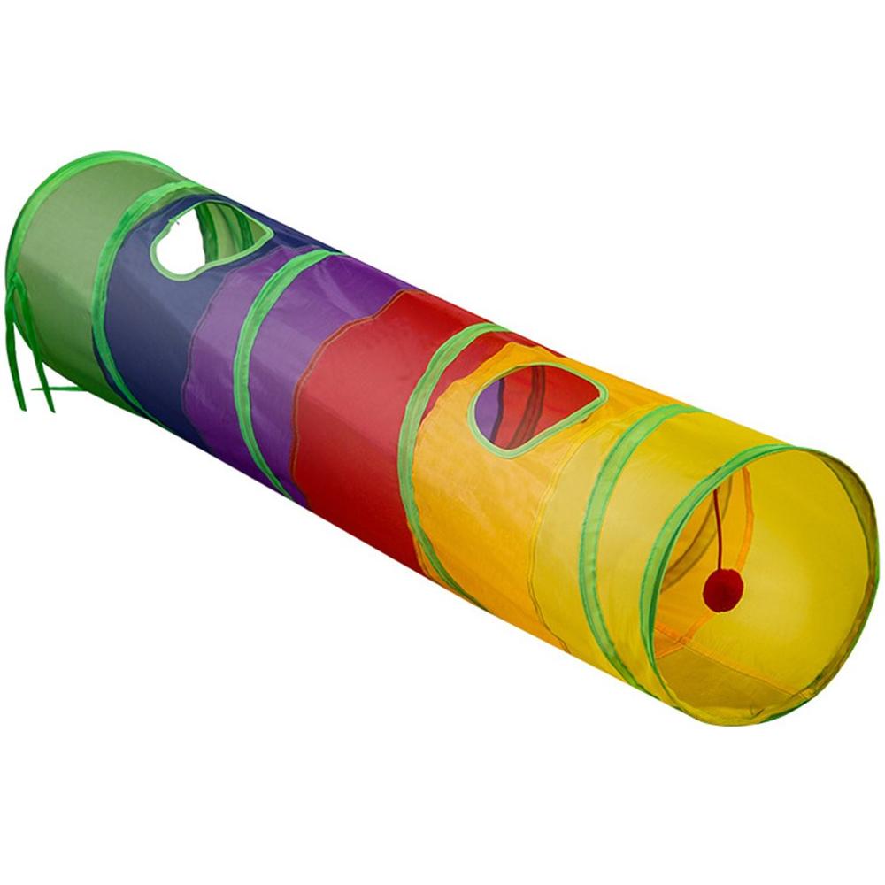 Foldable Pet Dogs Cat Tunnels Rabbit Training Toy Play Tunnel Tube Practical Portable Funny Pet Toys