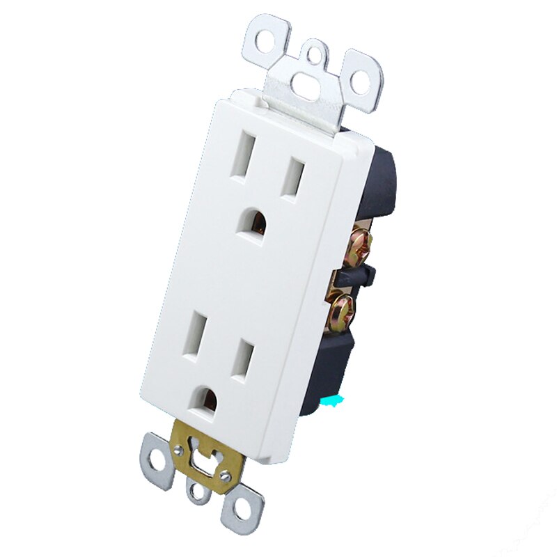 125V North America 15A American Standard Power Socket 15A Double American UL Socket US Wall Panel Socket