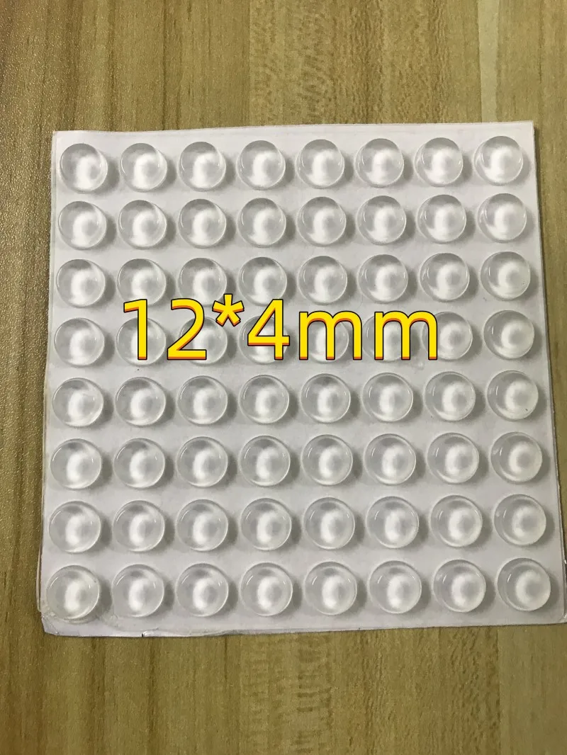 Selbstklebender Türstopper, transparente Gummi-Möbelpolster, mehrere Spezifikationen, Dämpfer, Puffer, Schrankstoßstangen, Silikonschutz: FireBrick