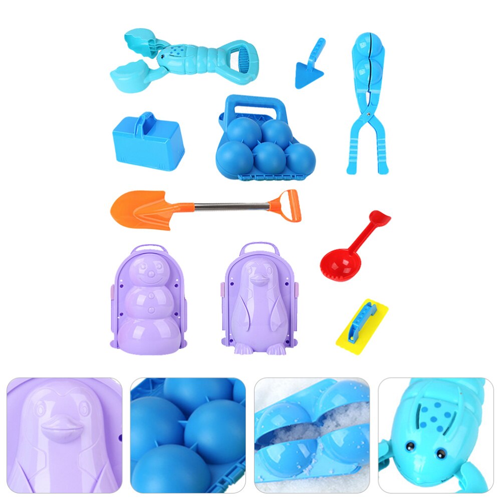 1 Set Snowball Making Tools Outdoor Snowball Maker Kid Snowball: Assorted Color 2