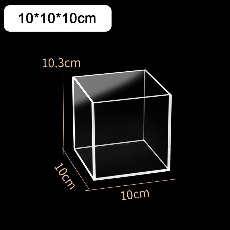 High Transparent Acrylic Desktop Separated Fish Tank for Betta Small Fish Open Aquarium Water Plant Tank Tortoise Tank: G