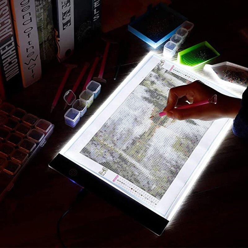 A3 Large Size LED Drawing Tablet Digital Graphics Pad USB LED Light Box Copy Board Electronic Art Graphic Painting Writing Table