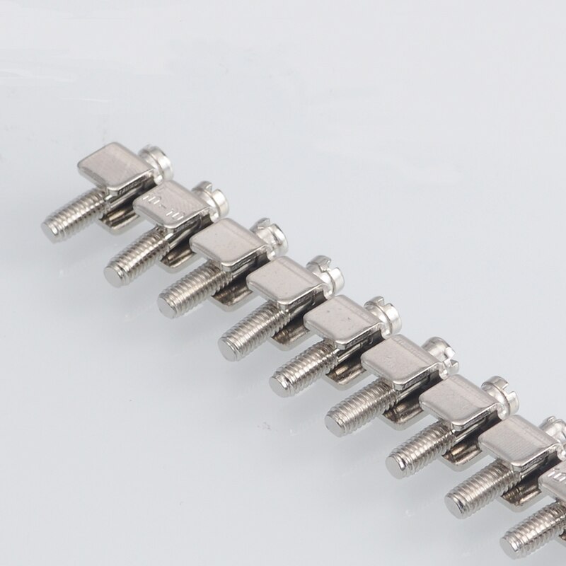 2Pcs FBI10-10 Central Short Circuit Connection Strip Din Rail Screw Terminal Block Wire Cable Connector UK10N Morsettiera Parts